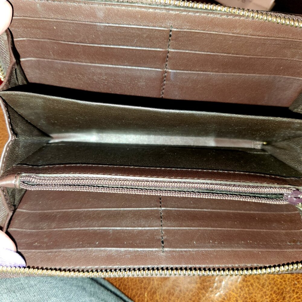Gucci Mayfair Guccissima Leather Long Zip Around Wallet - EUC - Picture 5 of 10